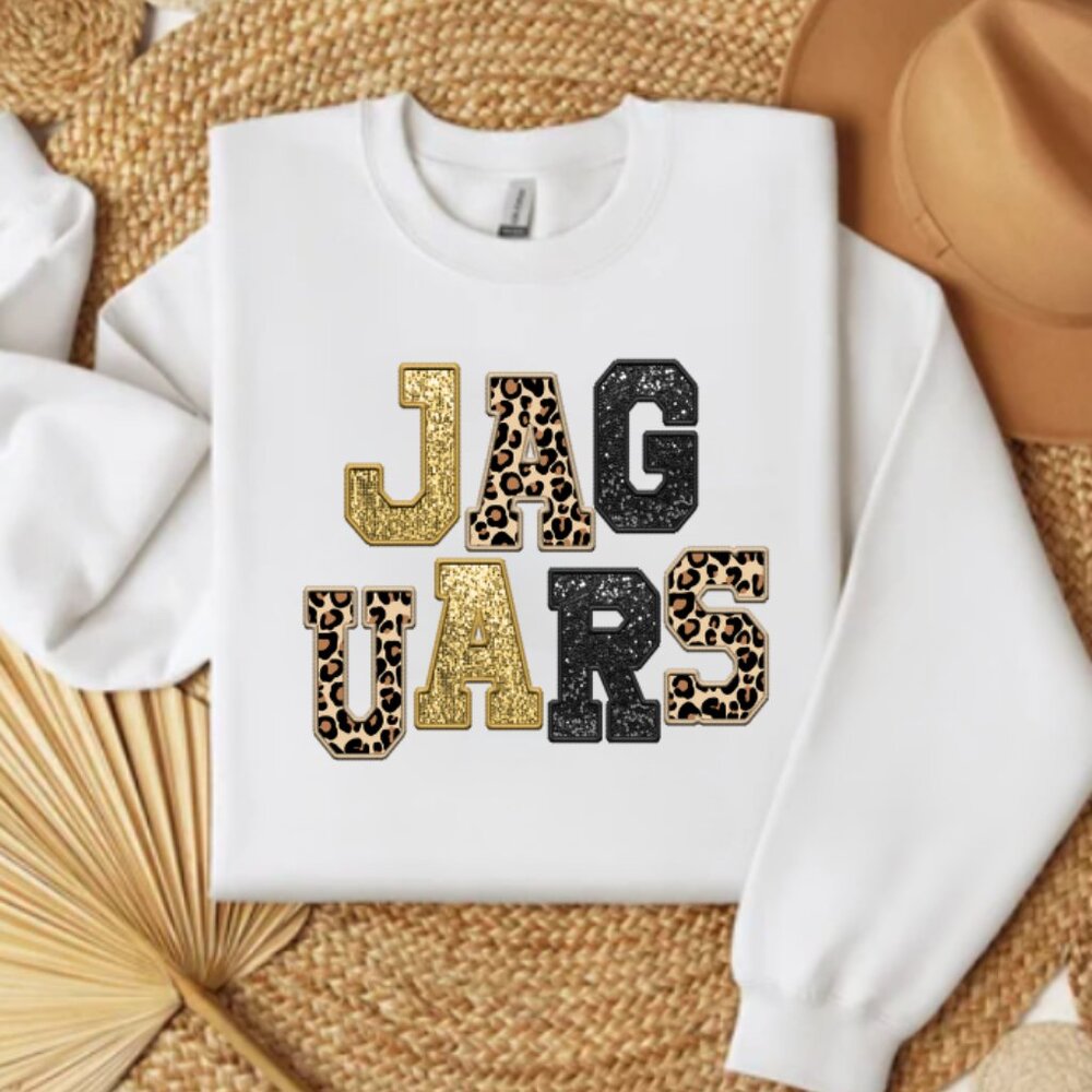 Jaguars (Animal Print) Sweatshirt (White/New)